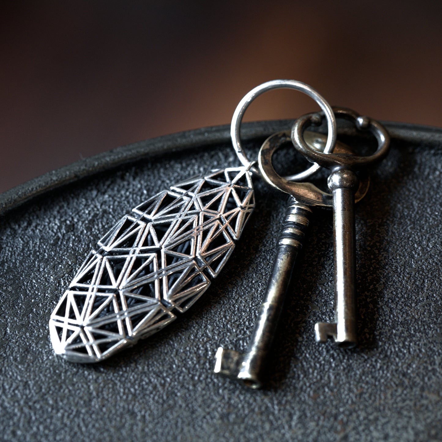 DEFTIG - Keychain - Sterling Silver